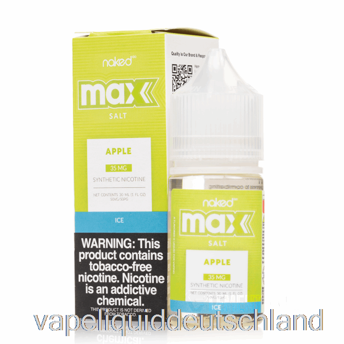 Eisapfel – Nacktes Max-Salz – 30 Ml, 35 Mg Vape-Flüssigkeit